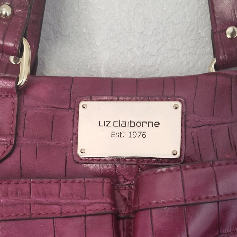 liz clairborne, womens purse burgundy no tags